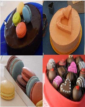 Cokelat dan Cake Cantik Untuk Hadiah Valentine