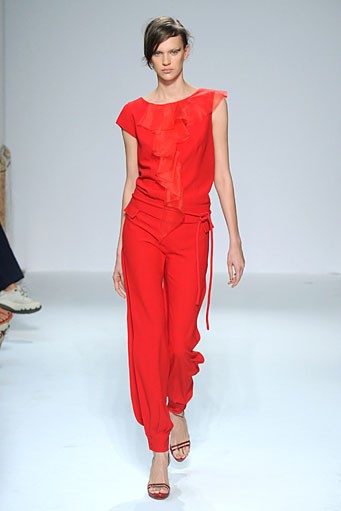 Cristiano Burani, Spring/Summer 2012. Milan Fashion Week 2012. [Photo by Pier Marco Tacca/Getty Images]