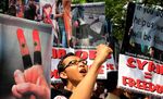 Demo Tolak Kekerasan di Suriah