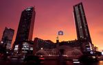 Aihh...Cantiknya Sunset Jakarta Sore Ini