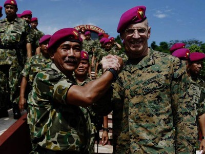 Marinir Indonesia-AS Perkuat Hubungan