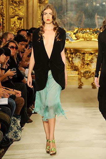 Erkan Coruh, Spring/Summer 2012. Milan Fashion Week 2012. [Photo by Pier Marco Tacca/Getty Images]