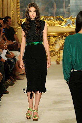 Erkan Coruh, Spring/Summer 2012. Milan Fashion Week 2012. [Photo by Pier Marco Tacca/Getty Images]