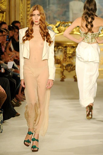 Erkan Coruh, Spring/Summer 2012. Milan Fashion Week 2012. [Photo by Pier Marco Tacca/Getty Images]