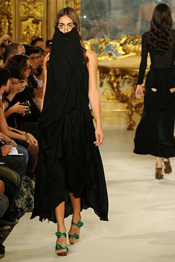 Erkan Coruh, Spring/Summer 2012. Milan Fashion Week 2012. [Photo by Pier Marco Tacca/Getty Images]