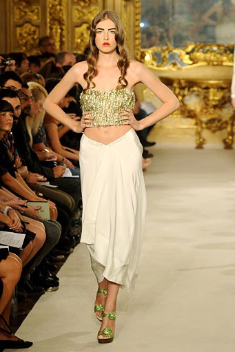 Erkan Coruh, Spring/Summer 2012. Milan Fashion Week 2012. [Photo by Pier Marco Tacca/Getty Images]