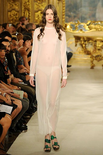 Erkan Coruh, Spring/Summer 2012. Milan Fashion Week 2012. [Photo by Pier Marco Tacca/Getty Images]