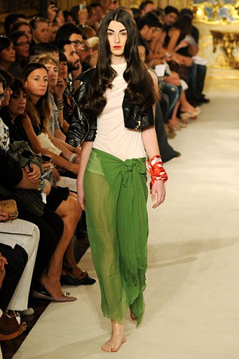 Erkan Coruh, Spring/Summer 2012. Milan Fashion Week 2012. [Photo by Pier Marco Tacca/Getty Images]