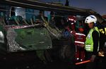 Bus Karunia Bakti Dievakuasi
