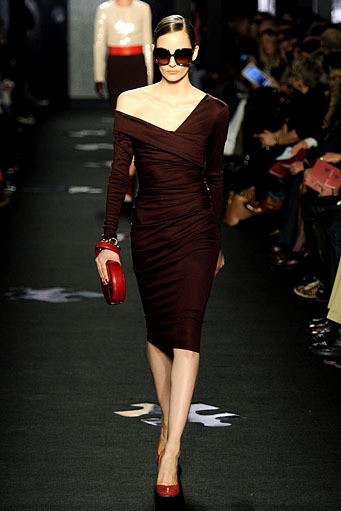 Diane Von Furstenberg, Fall/Winter 2012. New York Fashion Week 2012. [Photo by Frazer Harrison/Getty Images for Mercedes-Benz Fashion Week]