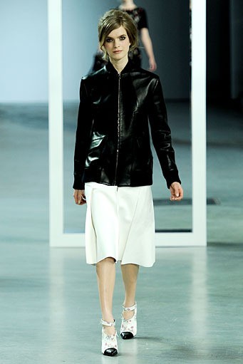 Derek Lam, Fall/Winter 2012. New York Fashion Week 2012. [Photo by Fernanda Calfat/Getty Images for Mercedes-Benz Fashion Week]