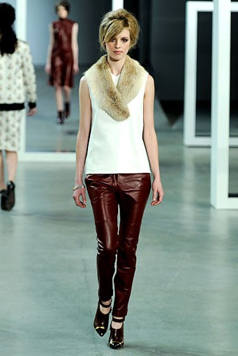 Derek Lam, Fall/Winter 2012. New York Fashion Week 2012. [Photo by Fernanda Calfat/Getty Images for Mercedes-Benz Fashion Week]