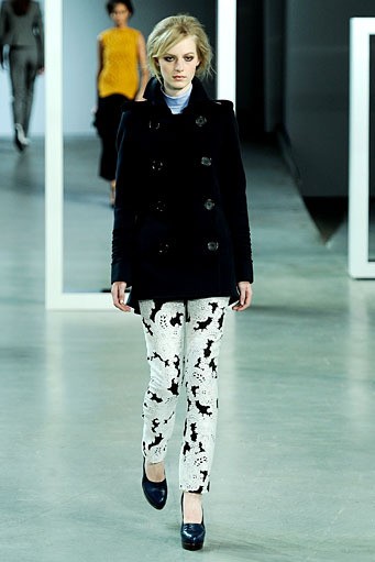 Derek Lam, Fall/Winter 2012. New York Fashion Week 2012. [Photo by Fernanda Calfat/Getty Images for Mercedes-Benz Fashion Week]