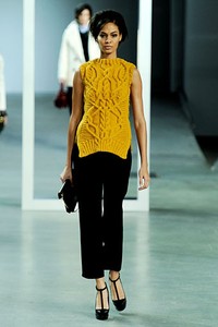 Derek Lam, Fall/Winter 2012. New York Fashion Week 2012. [Photo by Fernanda Calfat/Getty Images for Mercedes-Benz Fashion Week]