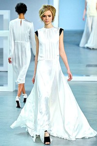 Derek Lam, Fall/Winter 2012. New York Fashion Week 2012. [Photo by Fernanda Calfat/Getty Images for Mercedes-Benz Fashion Week]