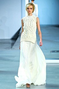 Derek Lam, Fall/Winter 2012. New York Fashion Week 2012. [Photo by Fernanda Calfat/Getty Images for Mercedes-Benz Fashion Week]