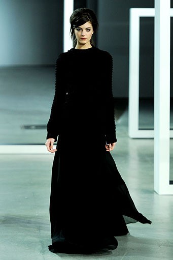 Derek Lam, Fall/Winter 2012. New York Fashion Week 2012. [Photo by Fernanda Calfat/Getty Images for Mercedes-Benz Fashion Week]