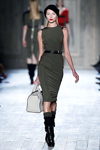 Victoria Beckham, Fall/Winter 2012. New York Fashion Week 2012. [Photo by Peter Michael Dills/Getty Images]