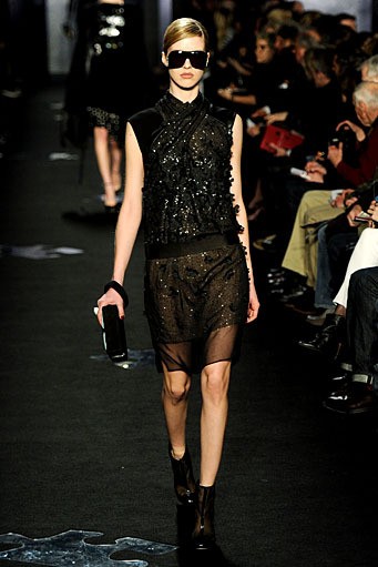 Diane Von Furstenberg, Fall/Winter 2012. New York Fashion Week 2012. [Photo by Frazer Harrison/Getty Images for Mercedes-Benz Fashion Week]