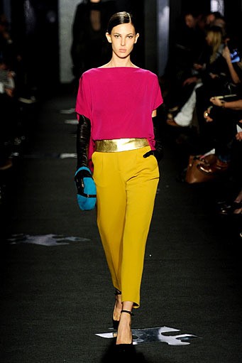 Diane Von Furstenberg, Fall/Winter 2012. New York Fashion Week 2012. [Photo by Frazer Harrison/Getty Images for Mercedes-Benz Fashion Week]