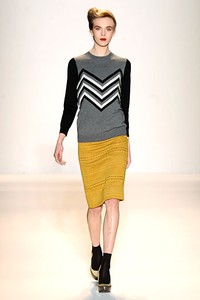Lela Rose, Fall/Winter 2012. New York Fashion Week 2012. [Photo by Mike Coppola/Getty Images for Payless]