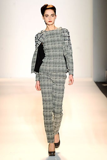 Lela Rose, Fall/Winter 2012. New York Fashion Week 2012. [Photo by Mike Coppola/Getty Images for Payless]