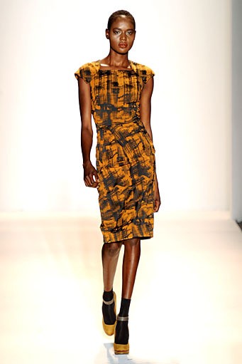Lela Rose, Fall/Winter 2012. New York Fashion Week 2012. [Photo by Mike Coppola/Getty Images for Payless]