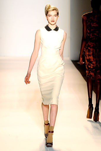 Lela Rose, Fall/Winter 2012. New York Fashion Week 2012. [Photo by Mike Coppola/Getty Images for Payless]