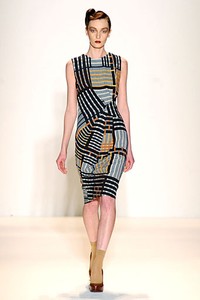 Lela Rose, Fall/Winter 2012. New York Fashion Week 2012. [Photo by Mike Coppola/Getty Images for Payless]