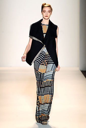 Lela Rose, Fall/Winter 2012. New York Fashion Week 2012. [Photo by Mike Coppola/Getty Images for Payless]