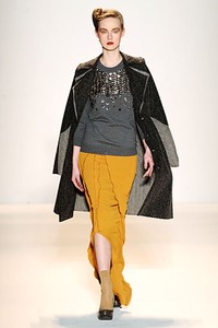 Lela Rose, Fall/Winter 2012. New York Fashion Week 2012. [Photo by Mike Coppola/Getty Images for Payless]