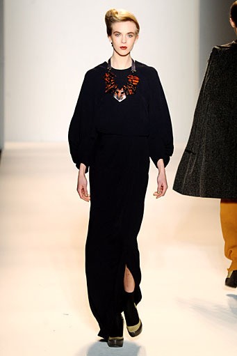 Lela Rose, Fall/Winter 2012. New York Fashion Week 2012. [Photo by Mike Coppola/Getty Images for Payless]