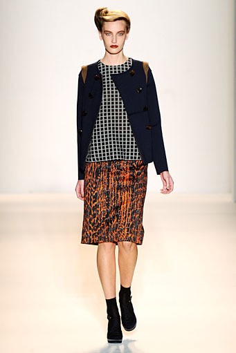 Lela Rose, Fall/Winter 2012. New York Fashion Week 2012. [Photo by Mike Coppola/Getty Images for Payless]
