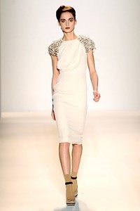 Lela Rose, Fall/Winter 2012. New York Fashion Week 2012. [Photo by Mike Coppola/Getty Images for Payless]