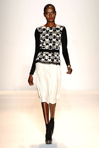 Lela Rose, Fall/Winter 2012. New York Fashion Week 2012. [Photo by Mike Coppola/Getty Images for Payless]