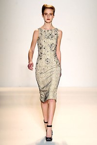 Lela Rose, Fall/Winter 2012. New York Fashion Week 2012. [Photo by Mike Coppola/Getty Images for Payless]