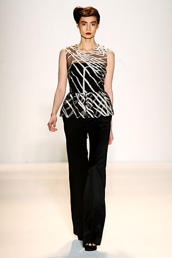 Lela Rose, Fall/Winter 2012. New York Fashion Week 2012. [Photo by Mike Coppola/Getty Images for Payless]