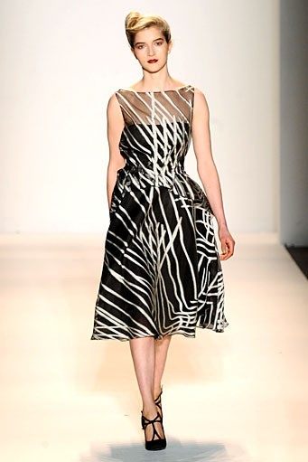 Lela Rose, Fall/Winter 2012. New York Fashion Week 2012. [Photo by Mike Coppola/Getty Images for Payless]