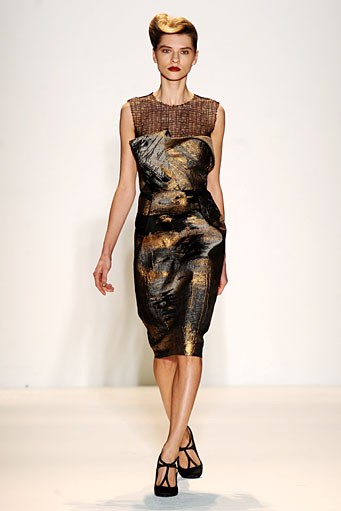 Lela Rose, Fall/Winter 2012. New York Fashion Week 2012. [Photo by Mike Coppola/Getty Images for Payless]