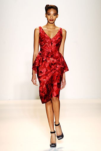 Lela Rose, Fall/Winter 2012. New York Fashion Week 2012. [Photo by Mike Coppola/Getty Images for Payless]