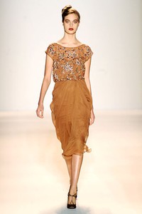Lela Rose, Fall/Winter 2012. New York Fashion Week 2012. [Photo by Mike Coppola/Getty Images for Payless]