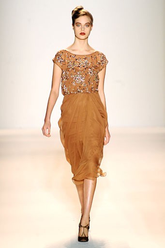 Lela Rose, Fall/Winter 2012. New York Fashion Week 2012. [Photo by Mike Coppola/Getty Images for Payless]