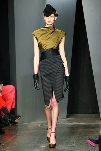 Donna Karan, Fall/Winter 2012. New York Fashion Week 2012. [Foto: Neilson Barnard/Getty Images for Mercedes-Benz Fashion Week]