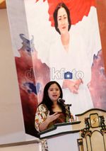 Peluncuran Buku Megawati Banjir Tokoh