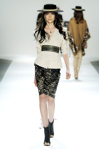 Carlos Miele, Fall/Winter 2012. New York Fashion Week 2012. [Photo by Stephen Lovekin/Getty Images for Mercedes-Benz Fashion Week]