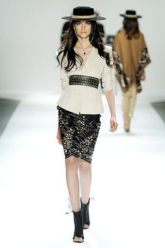 Carlos Miele, Fall/Winter 2012. New York Fashion Week 2012. [Photo by Stephen Lovekin/Getty Images for Mercedes-Benz Fashion Week]