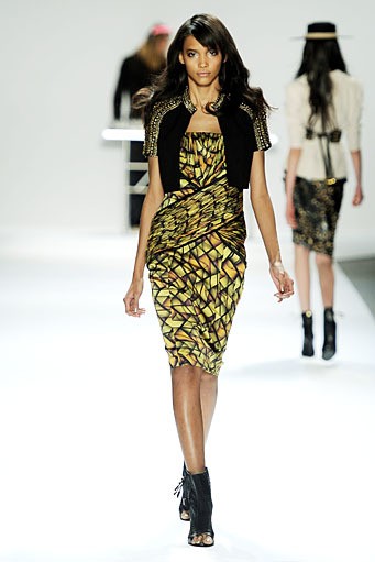 Carlos Miele, Fall/Winter 2012. New York Fashion Week 2012. [Photo by Stephen Lovekin/Getty Images for Mercedes-Benz Fashion Week]