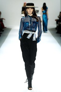 Carlos Miele, Fall/Winter 2012. New York Fashion Week 2012. [Photo by Stephen Lovekin/Getty Images for Mercedes-Benz Fashion Week]