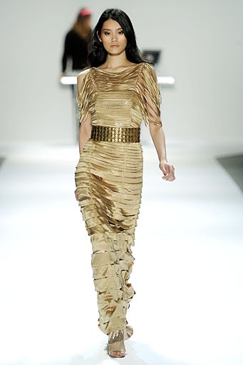 Carlos Miele, Fall/Winter 2012. New York Fashion Week 2012. [Photo by Stephen Lovekin/Getty Images for Mercedes-Benz Fashion Week]