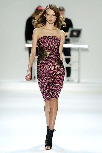 Carlos Miele, Fall/Winter 2012. New York Fashion Week 2012. [Photo by Stephen Lovekin/Getty Images for Mercedes-Benz Fashion Week]